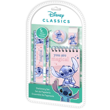 set papeleria stitch