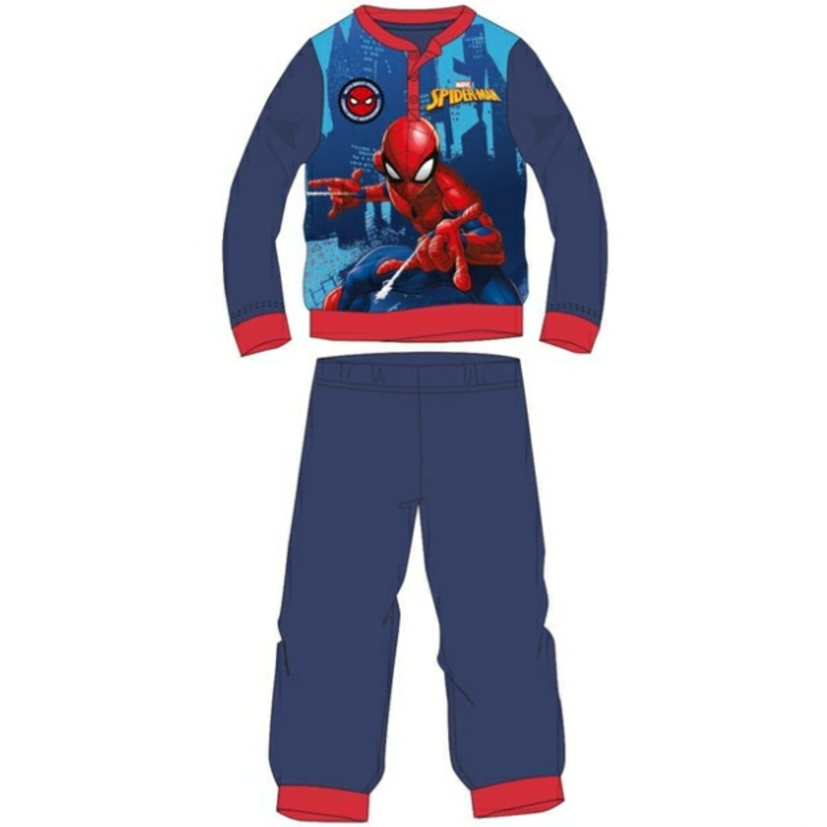 pijama algodon spiderman