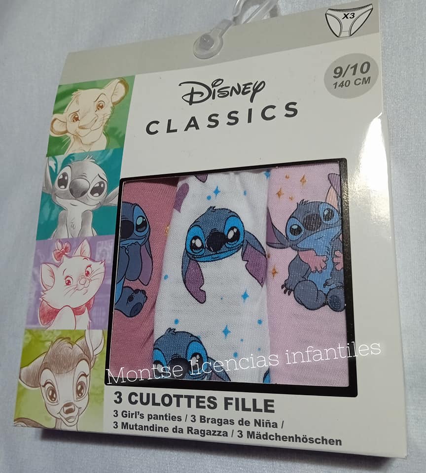 braguitas stitch disney