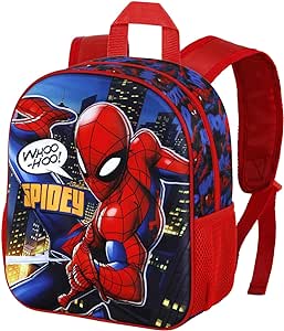 mochila 3D spiderman 31cm.