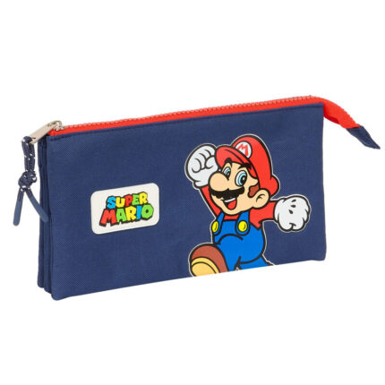 estuche triple super mario