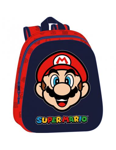 mochila 3D super mario 33cm.