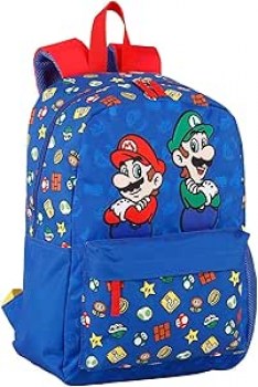 mochila super mario 41cm.