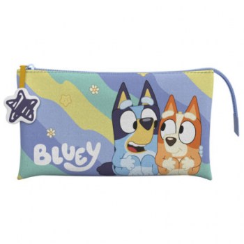 estuche triple bluey