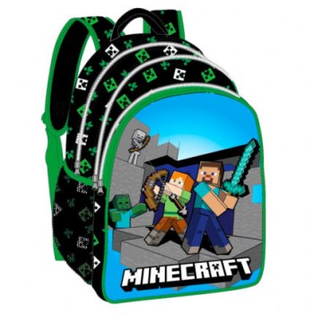 mochila minecraft 40cm.