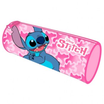 estuche redondo stitch