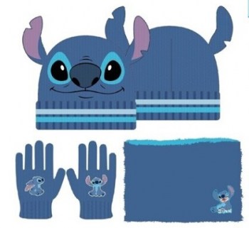 conjunto gorro+braga cuello+guantes stitch