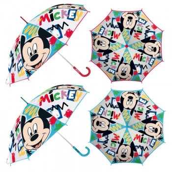 paraguas transparente mickey 46cm.