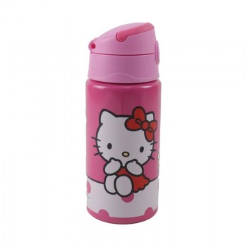 botella aluminio flip hello kitty