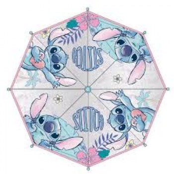 paraguas transparente stitch 45cm.