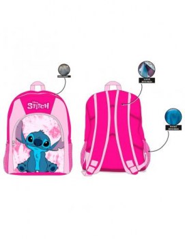 mochila stitch disney 40cm.