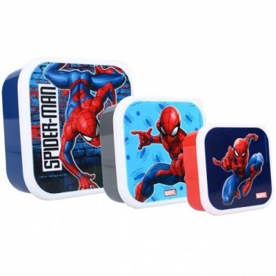 pack 3 sandwicheras spiderman